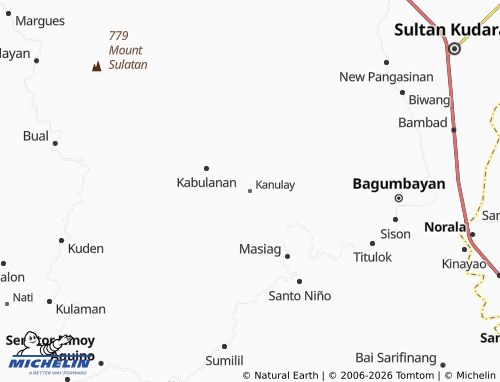 MICHELIN Kanulay map - ViaMichelin