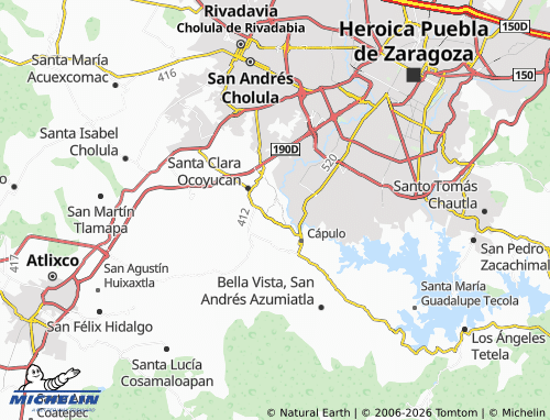 MICHELIN Parque Jalisco map - ViaMichelin