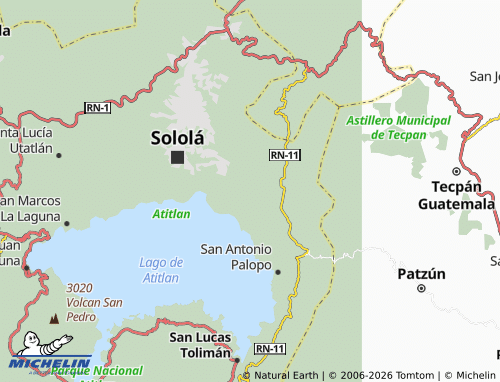 Mappa MICHELIN San Andrés Semetabaj - ViaMichelin