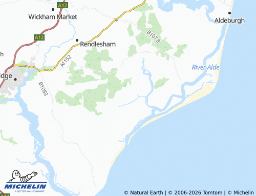 Carte MICHELIN Capel Saint Andrew - ViaMichelin