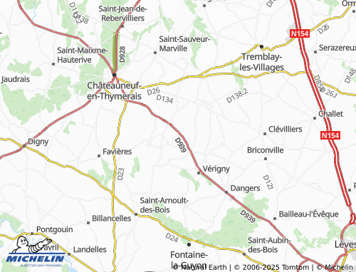 MICHELIN La Bourse map - ViaMichelin