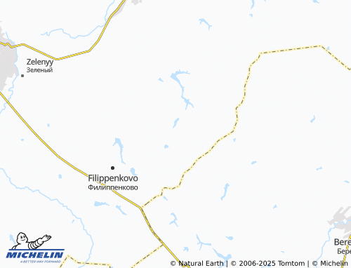 MICHELIN Yelizavetino map - ViaMichelin