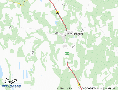 Mapa MICHELIN Tõrdu - ViaMichelin