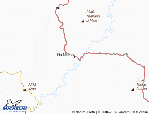 Mapa MICHELIN Ha Nkesi - ViaMichelin