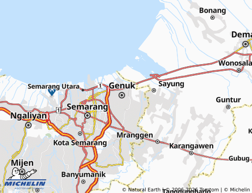 MICHELIN-Landkarte Genuksari - ViaMichelin