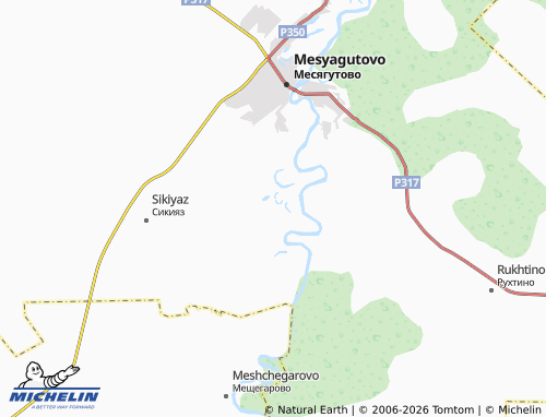 MICHELIN-Landkarte Pobeda - ViaMichelin