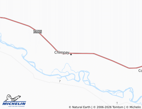 MICHELIN-Landkarte Chimpay - ViaMichelin