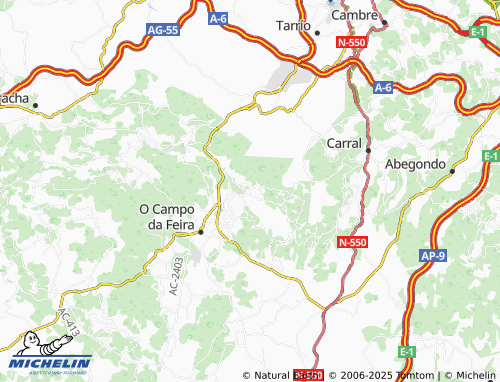 MICHELIN Meirama (Santo André) map - ViaMichelin