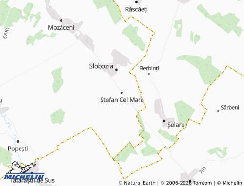 Mapa MICHELIN Ștefan Cel Mare - ViaMichelin