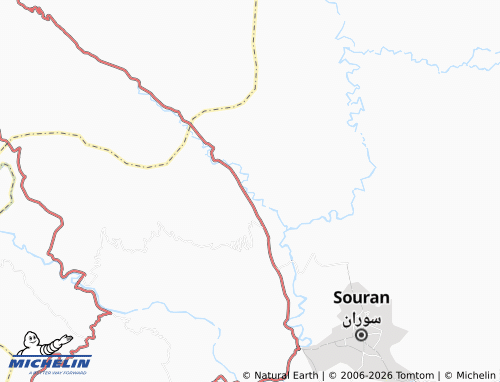 MICHELIN Sardaw map - ViaMichelin