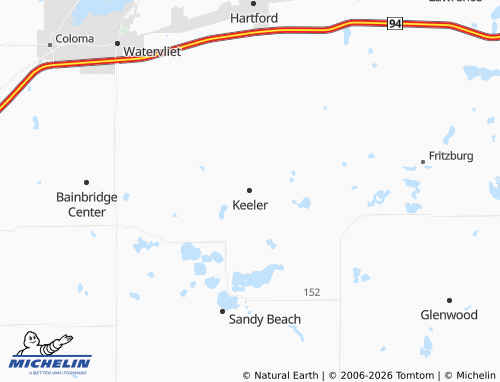 Mappa MICHELIN Keeler - ViaMichelin