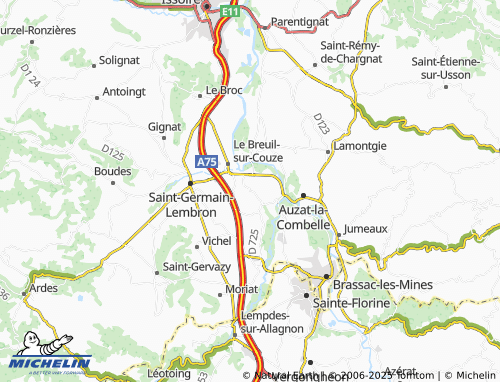 Carte MICHELIN Fenier - ViaMichelin