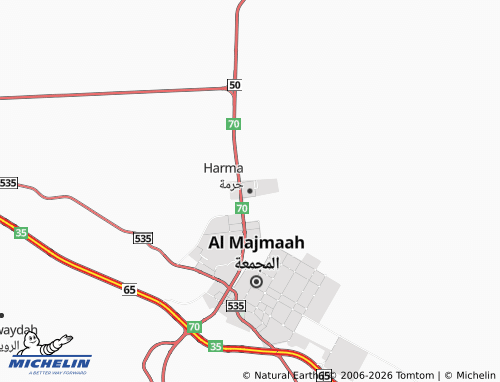 MICHELIN Harmah map - ViaMichelin
