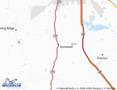 Mapa MICHELIN Stonewall - ViaMichelin