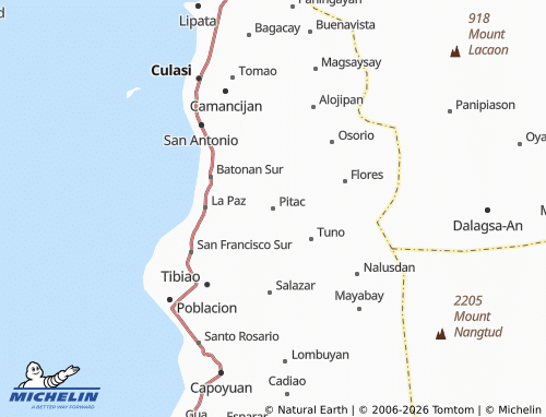 MICHELIN Pitac map - ViaMichelin