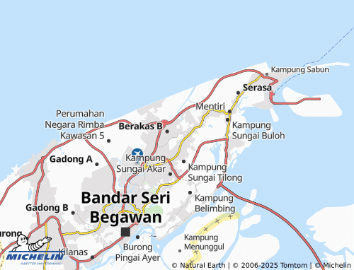 Carte MICHELIN Perumahan Negara Lambak Kanan Kawasan 1 - ViaMichelin