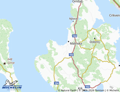 Mapa MICHELIN Vantačići - ViaMichelin