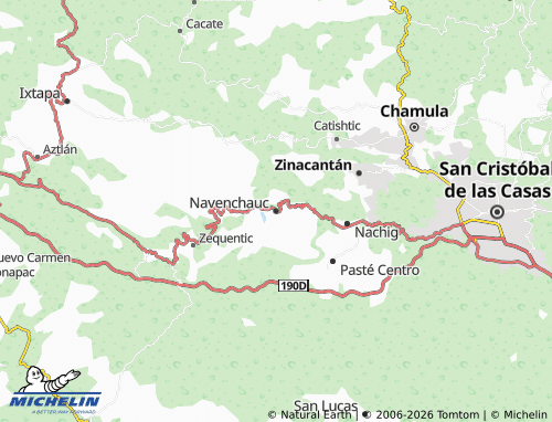 Mappa MICHELIN Navenchauc - ViaMichelin