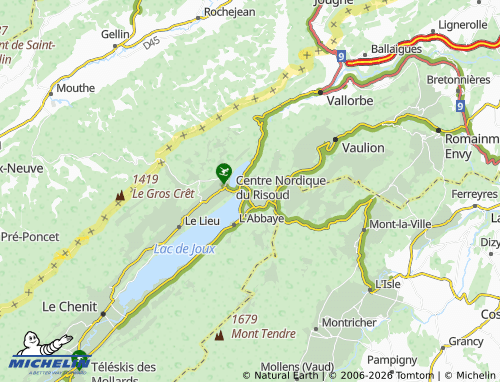 Carte MICHELIN Le Pont - ViaMichelin