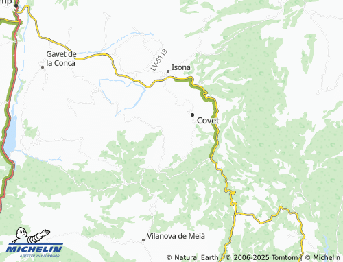 MICHELIN-Landkarte Castellnou - ViaMichelin