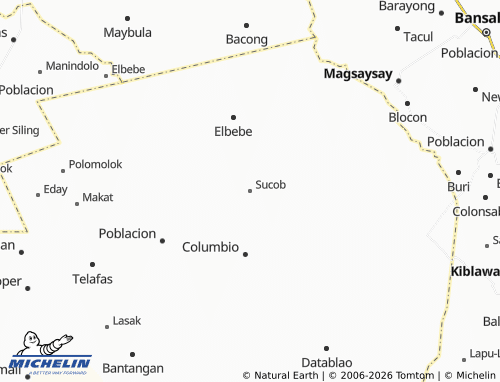 MICHELIN Sucob map - ViaMichelin