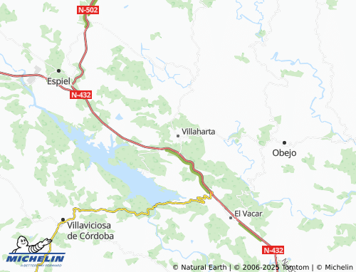 MICHELIN Villaharta map - ViaMichelin