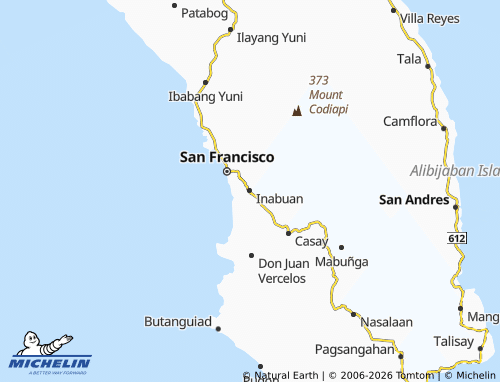 MICHELIN Inabuan map - ViaMichelin