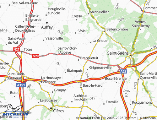 Mapa MICHELIN Bracquetuit - ViaMichelin