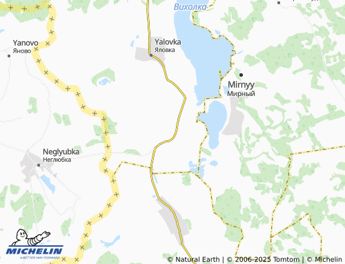 MICHELIN Uvel'ye map - ViaMichelin