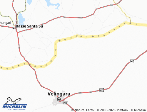 Mappa MICHELIN Kouméra - ViaMichelin