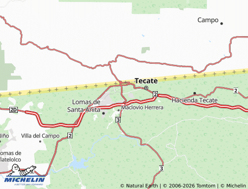 Mapa MICHELIN Guajardo - ViaMichelin