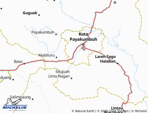 MICHELIN Pakan Sinayan map - ViaMichelin