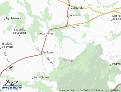 Mappa MICHELIN Muñoveros - ViaMichelin
