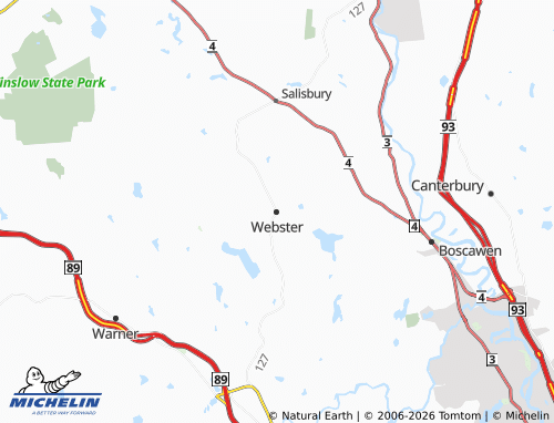 Mappa MICHELIN Webster - ViaMichelin