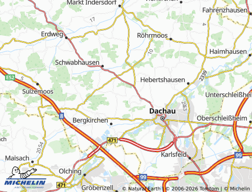 Mapa MICHELIN Unterbachern - ViaMichelin