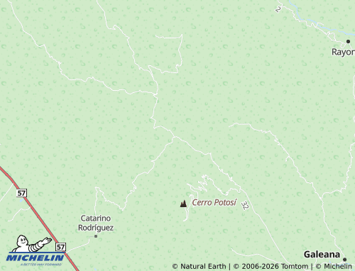 Mappa MICHELIN La Lagunita, El Orito - ViaMichelin