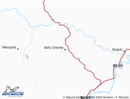 Mappa MICHELIN Belo Oriente - ViaMichelin