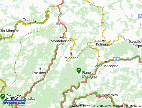 Mappa MICHELIN Palagano - ViaMichelin