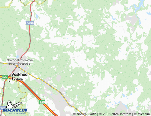 Carte MICHELIN Savel'yevo - ViaMichelin