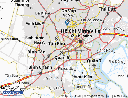Mapa MICHELIN Phường 12 - ViaMichelin