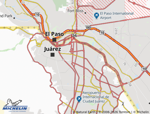 Mappa MICHELIN Puesta del Sol - ViaMichelin