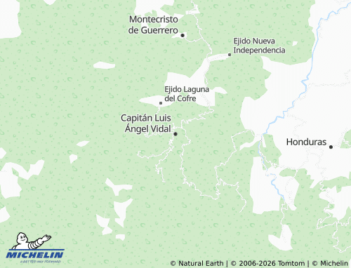 Mapa MICHELIN Capitán Luis Ángel Vidal - ViaMichelin