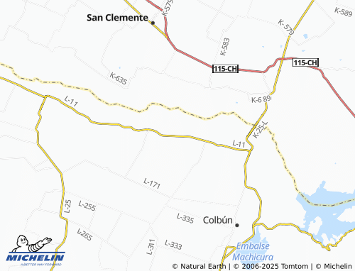 MICHELIN Santa Ana de Queri map - ViaMichelin