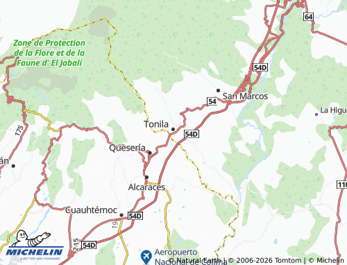 MICHELIN Fidel Velázquez map - ViaMichelin