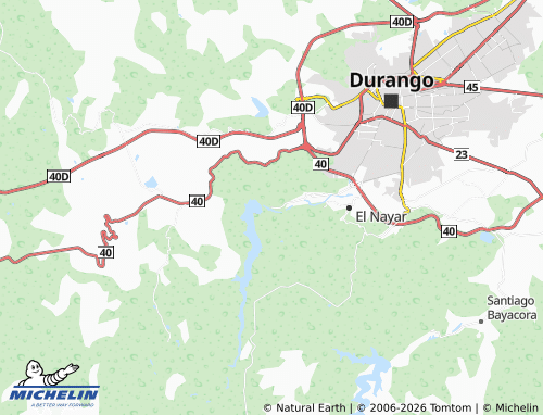 MICHELIN El Durazno Localidad map - ViaMichelin