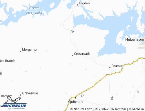 Mappa MICHELIN Crossroads - ViaMichelin