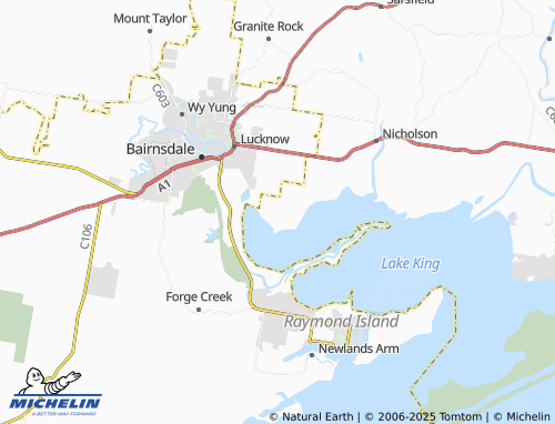 MICHELIN Broadlands map - ViaMichelin