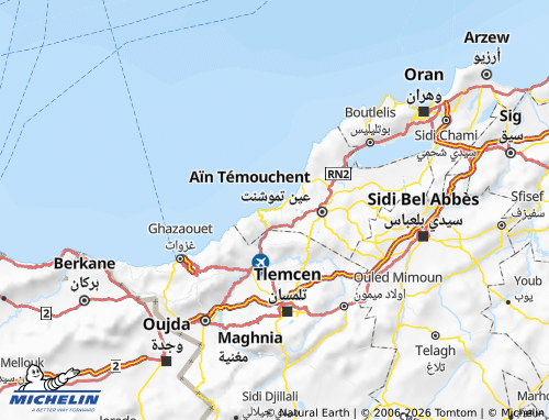 MICHELIN Bani Saf map - ViaMichelin