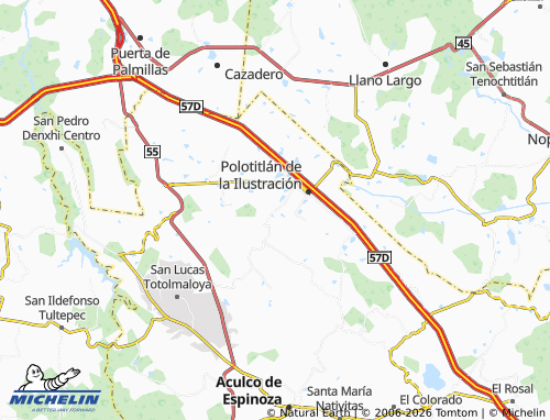 Mapa MICHELIN San Antonio Polotitlán - ViaMichelin