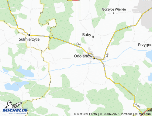 MICHELIN Raczyce map - ViaMichelin